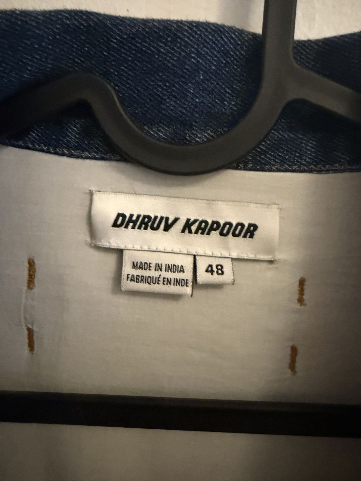 Other DHRUV KAPOOR EMBROIDERED DENIM JACKET Size US M / EU 48-50 / 2 - 5 Thumbnail