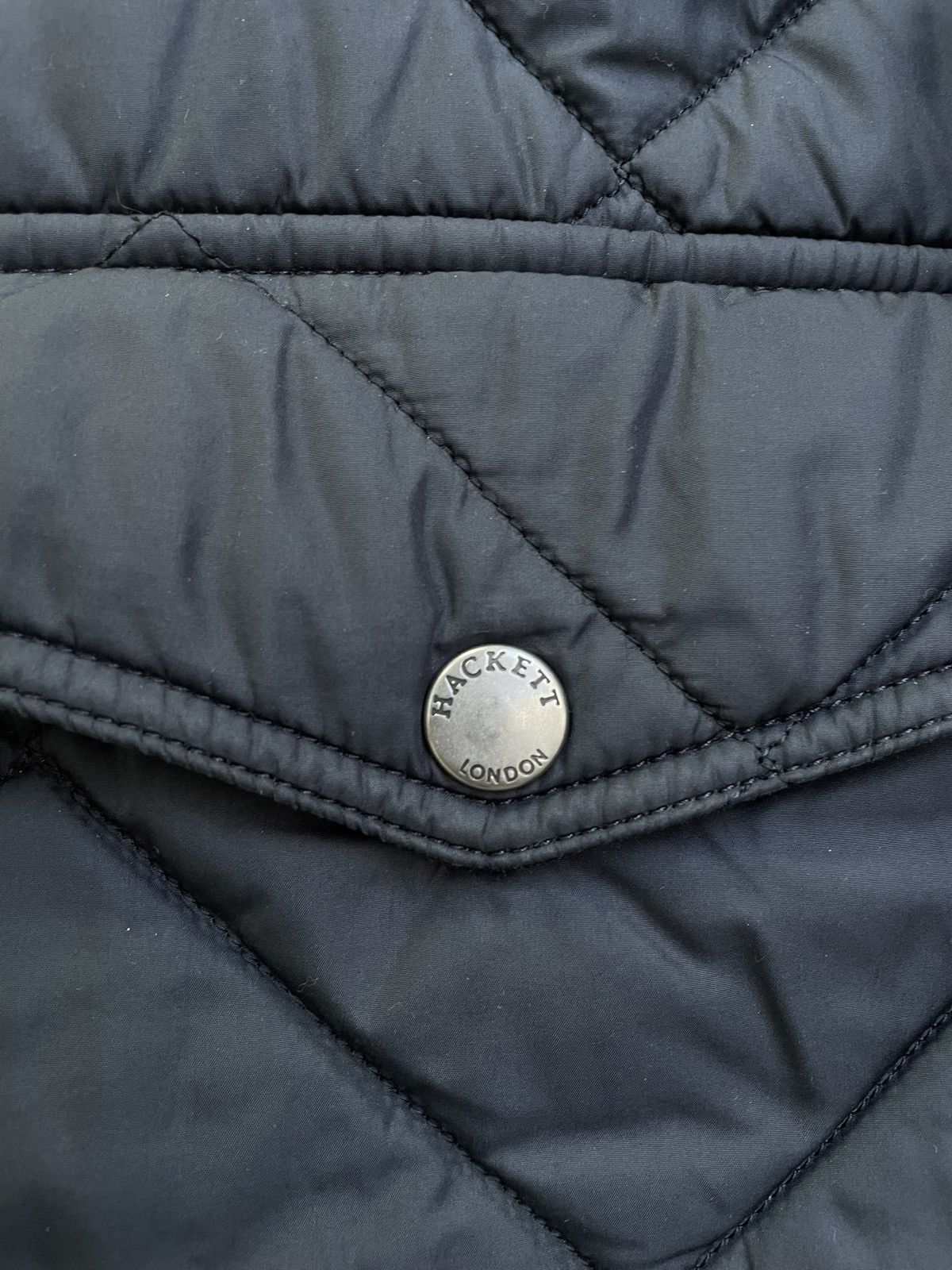Hackett Hackett quilted wool jacket navy blue classic puffer y2k Size US M / EU 48-50 / 2 - 7 Thumbnail