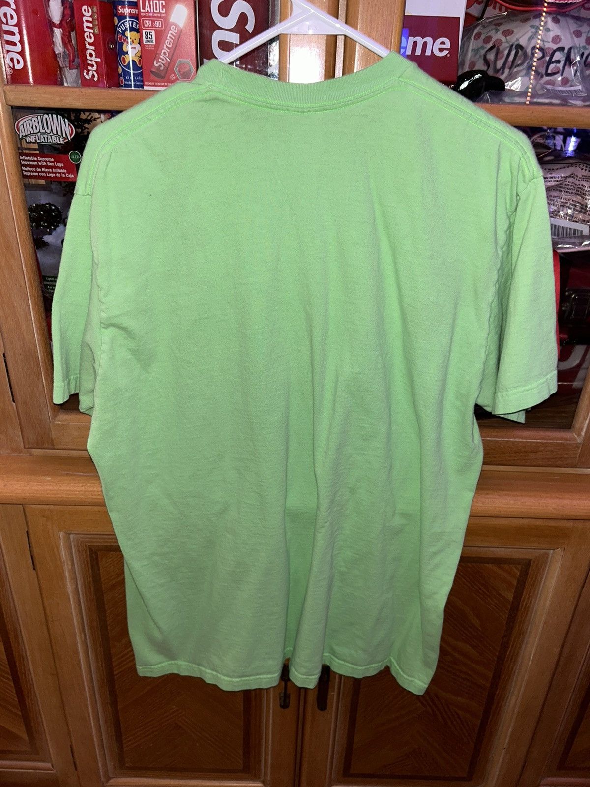 Supreme Supreme All Over Tee Lime Green SS22 size Large Size US L / EU 52-54 / 3 - 4 Thumbnail
