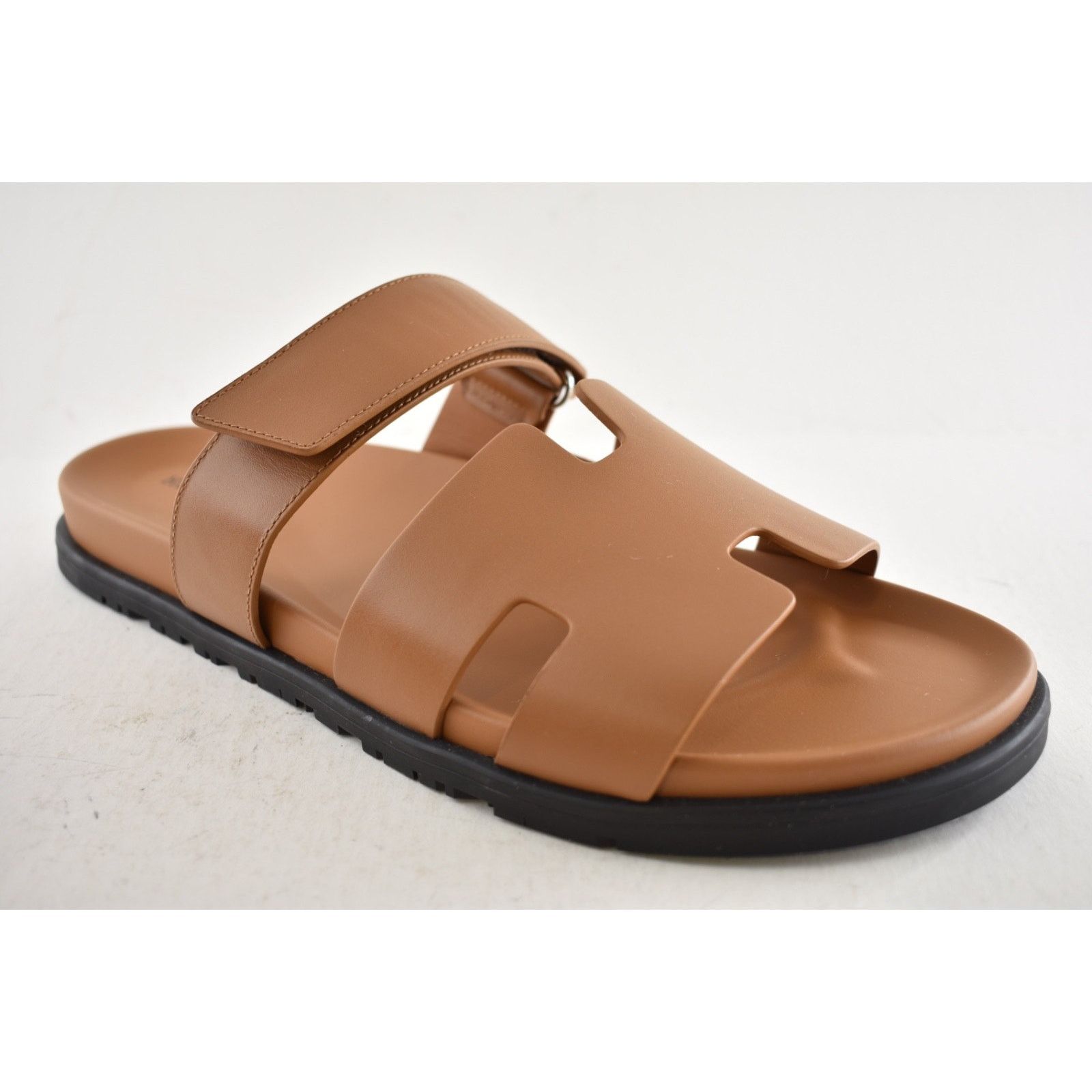 Hermes Hermes Chypre Sandal Mens Naturel Leather H Logo Flat 45 12 Size US 12 / EU 45 - 5 Thumbnail
