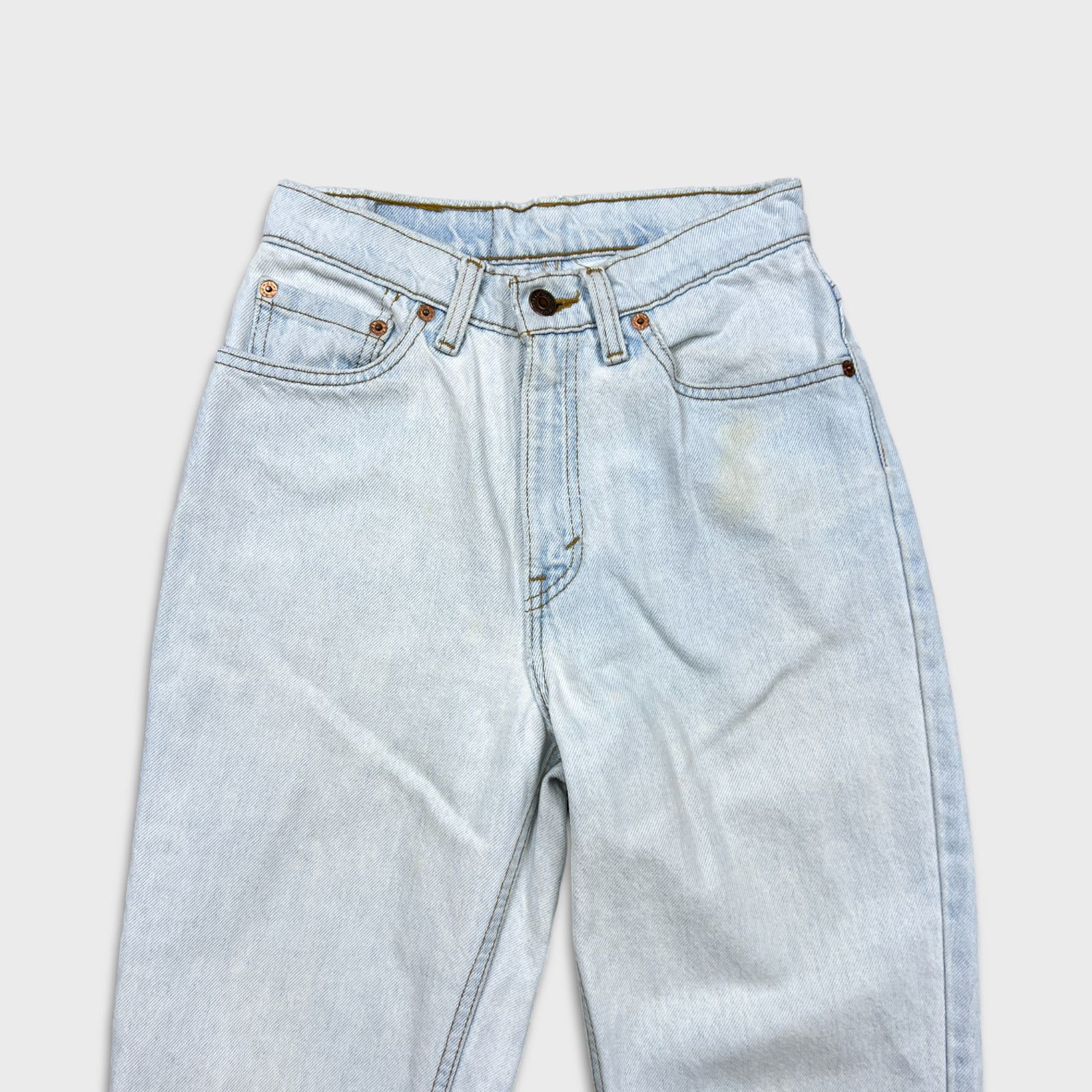 Levi's × Vintage Vintage Levi's 512 Jeans 24x30 Slim Fit Taper Denim 90s Pant Size 24" / US 00 / IT 34 - 2 Thumbnail