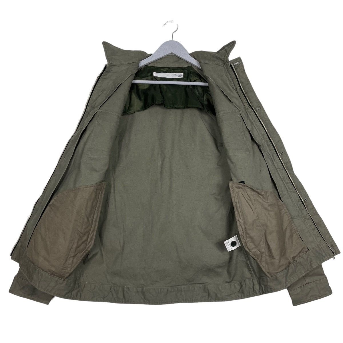 Japanese Brand × Undecorated Man 💥UNDECORATED MAN AW2012 MOUTON VEST CARGO JACKET Size US M / EU 48-50 / 2 - 12 Thumbnail