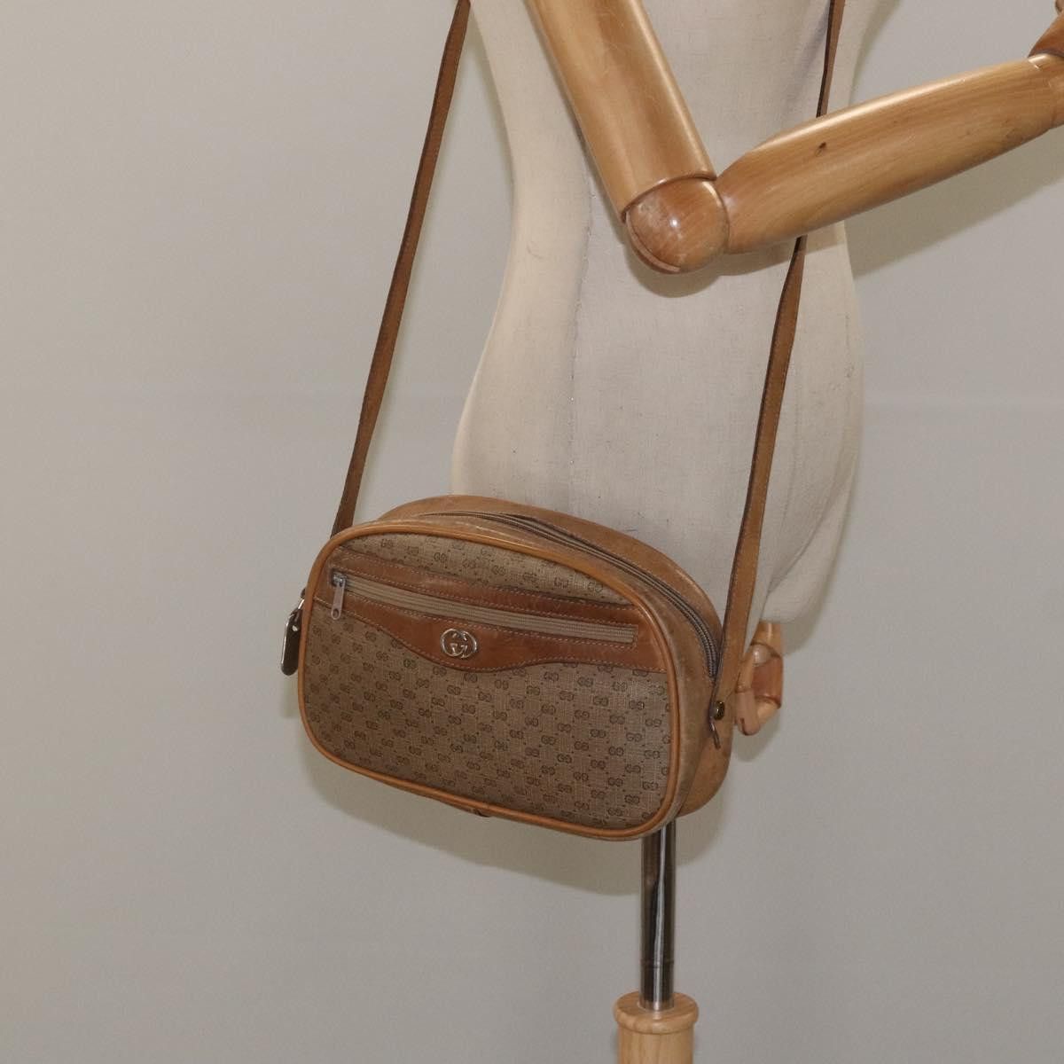 Gucci GUCCI Micro GG Supreme Shoulder Bag Pvc Beige Gold Size ONE SIZE - 23 Thumbnail