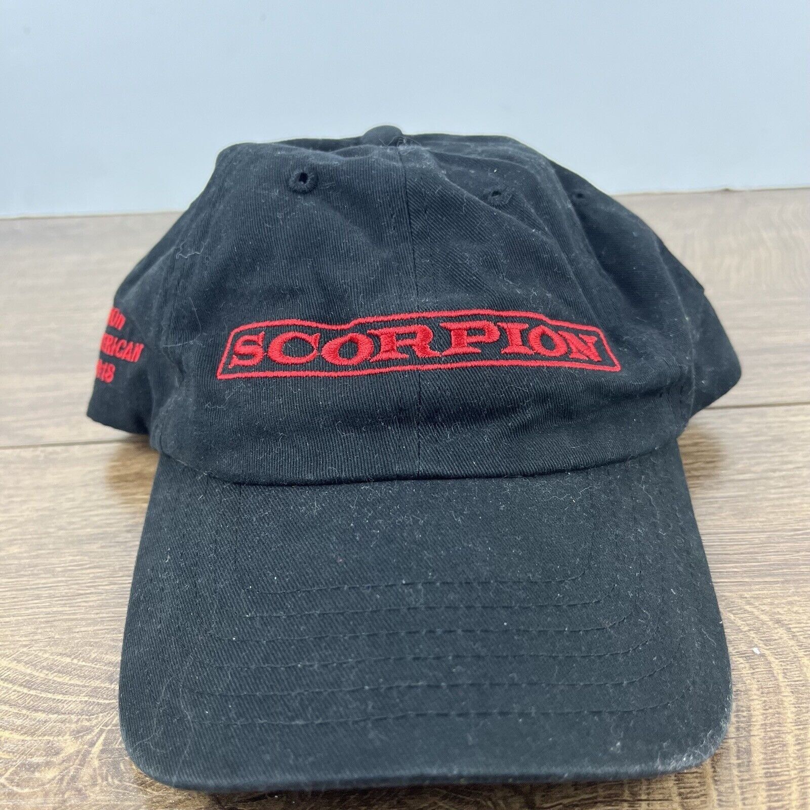 Other Scorpion Hat Black North American Tour Cap Hat Adjustable Ha Size ONE SIZE - 3 Thumbnail