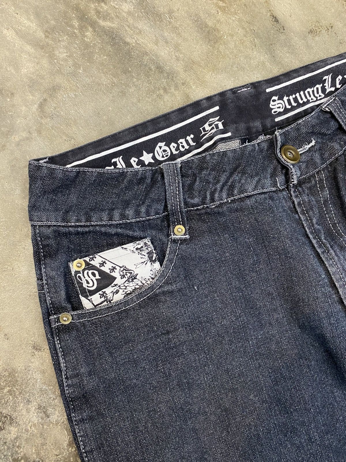 Beauty Beast × If Six Was Nine × Japanese Brand undefined japanese grunge struggle wear jeans pant Size US 32 / EU 48 - 3 Thumbnail