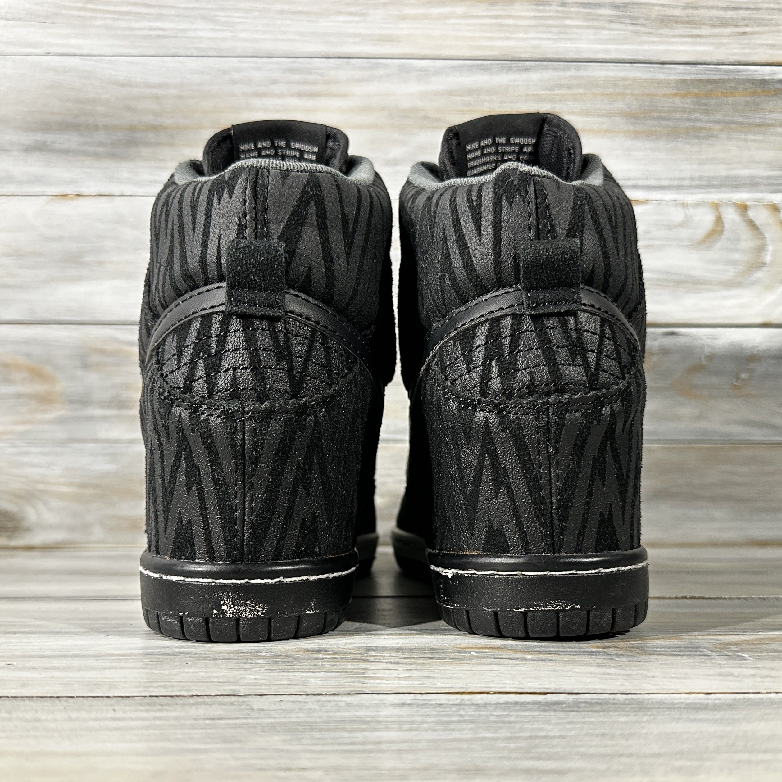 Nike Nike Dunk Sky Hi Wedge Women's Sneakers Black Sport Swoosh Size US 7 / IT 37 - 6 Thumbnail
