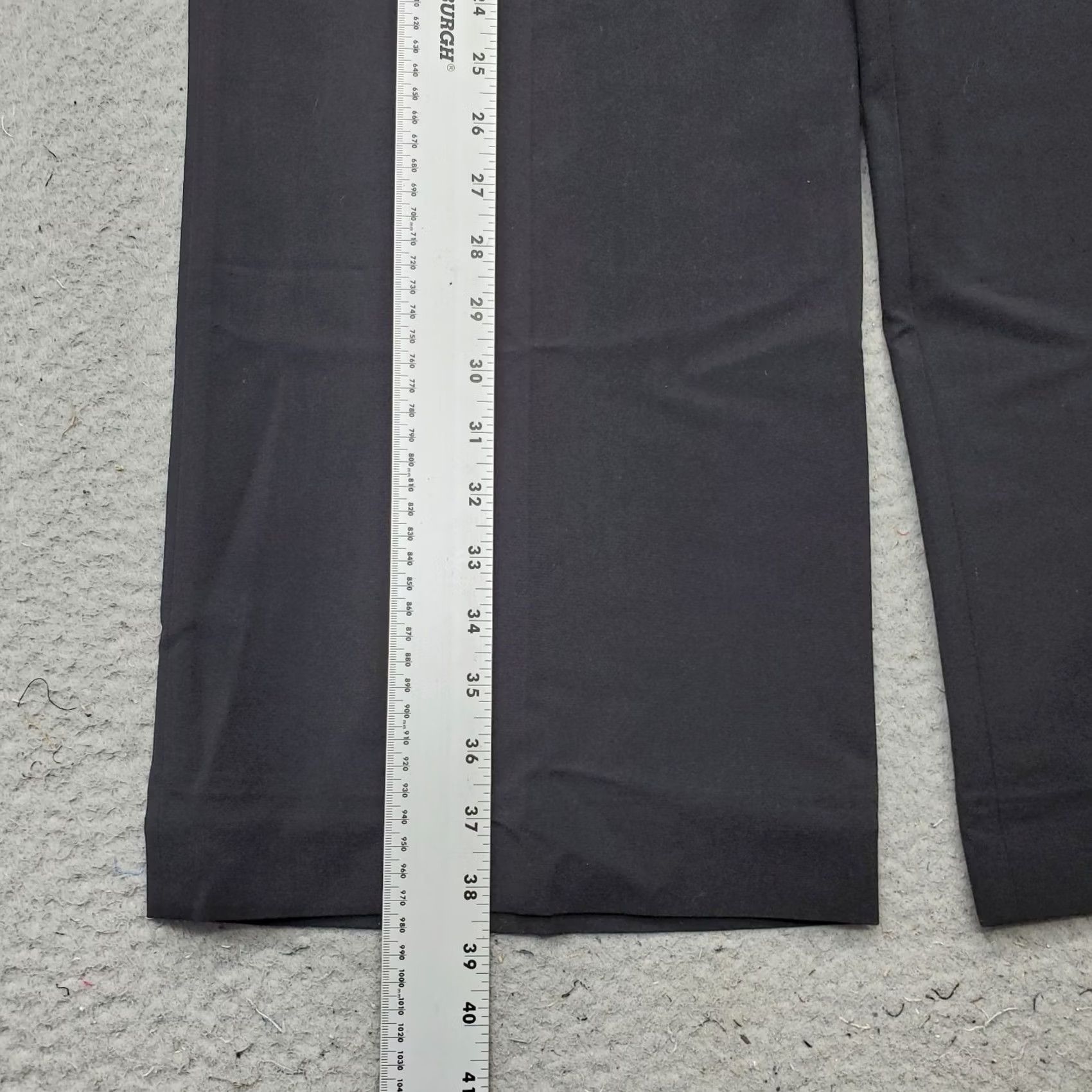Nicole Miller Nicole Miller Essential Dress Pants Womens 16 Black Boot Leg Mid Rise NFMM7305 Mens? Womens Size 38" / US 16 / IT 52 - 3 Thumbnail