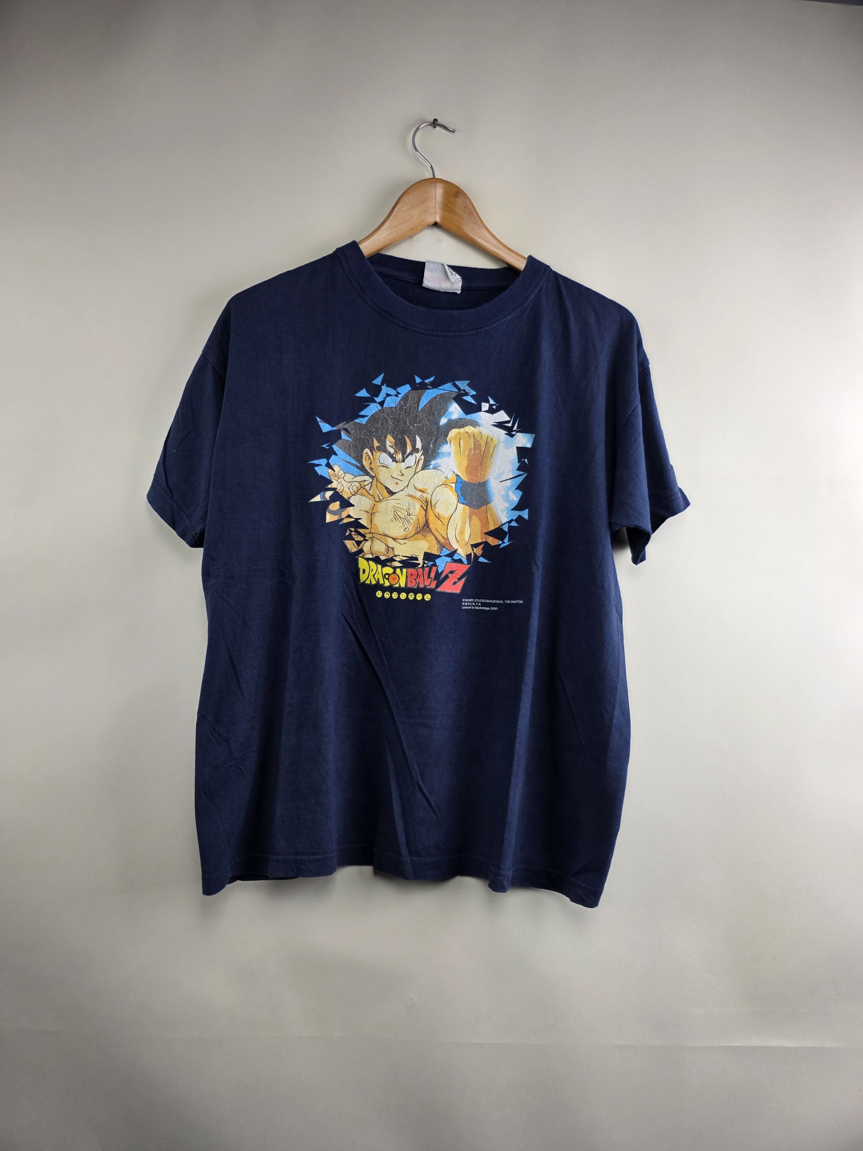 Anime × Japanese Brand × Vintage 2000 Dragon Ball Z Goku Anime Tee M 21" 25.5" Size US M / EU 48-50 / 2 - 7 Thumbnail