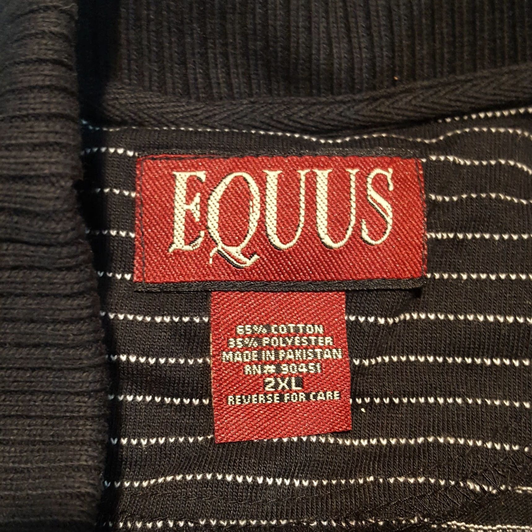 Vintage Vintage Equus Gray Striped Polo Shirt Men's Size 2XL Short Sleeve Casual Preppy 90s Size US XXL / EU 58 / 5 - 6 Thumbnail