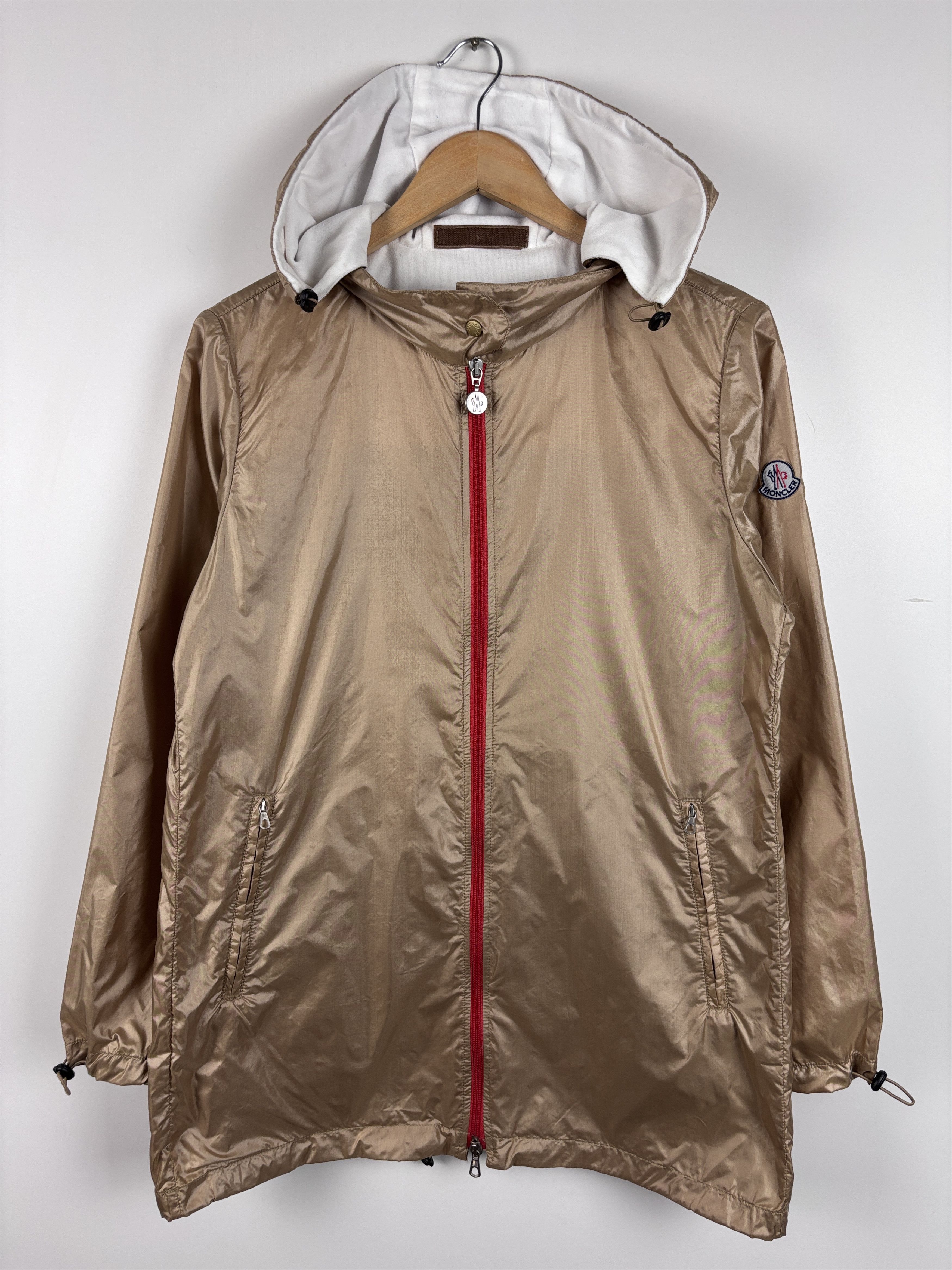 Moncler × Vintage Vintage 90s Moncler Lightweight Windbreaker Jacket Size 2 Size M / US 6-8 / IT 42-44 - 1 Thumbnail