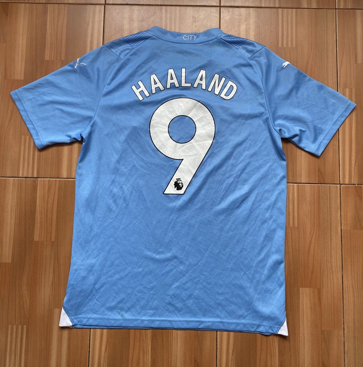 Puma Puma Manchester City FC 2023/24 Football Shirt #9 Haaland Size US L / EU 52-54 / 3 - 6 Thumbnail