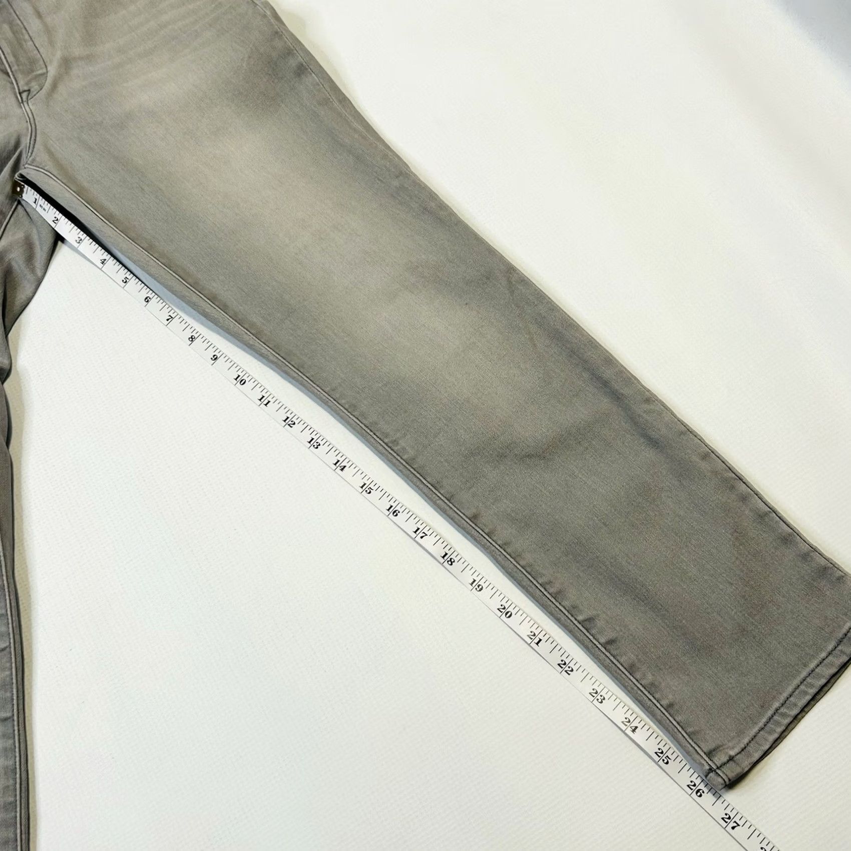 Athleta Athleta Sculptek Gray Crop Skinny Jeans Size 8 Inseam 26” Kenai Wash Denim Stretch Size 30" / US 8 / IT 44 - 6 Thumbnail
