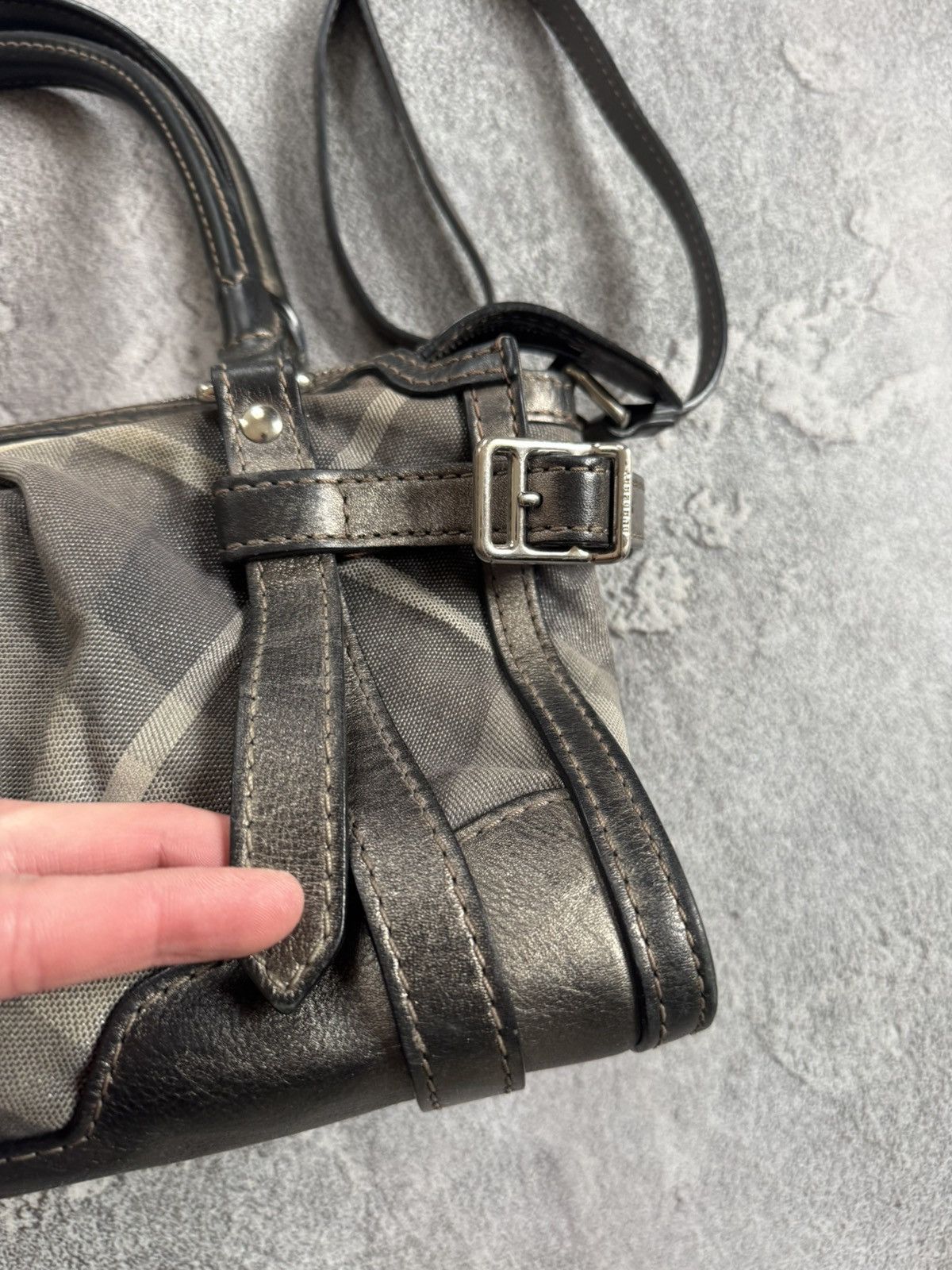 Burberry Burberry Estabished nova check shoulder crossbody bag 💼 Size ONE SIZE - 5 Thumbnail