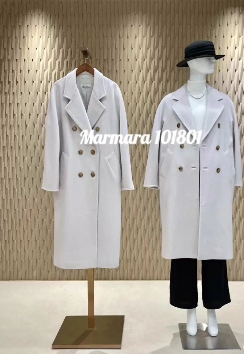 Max Mara Max Mara 101801 Coat, Rare Glacier White Size S / US 4 / IT 40 - 1 Thumbnail