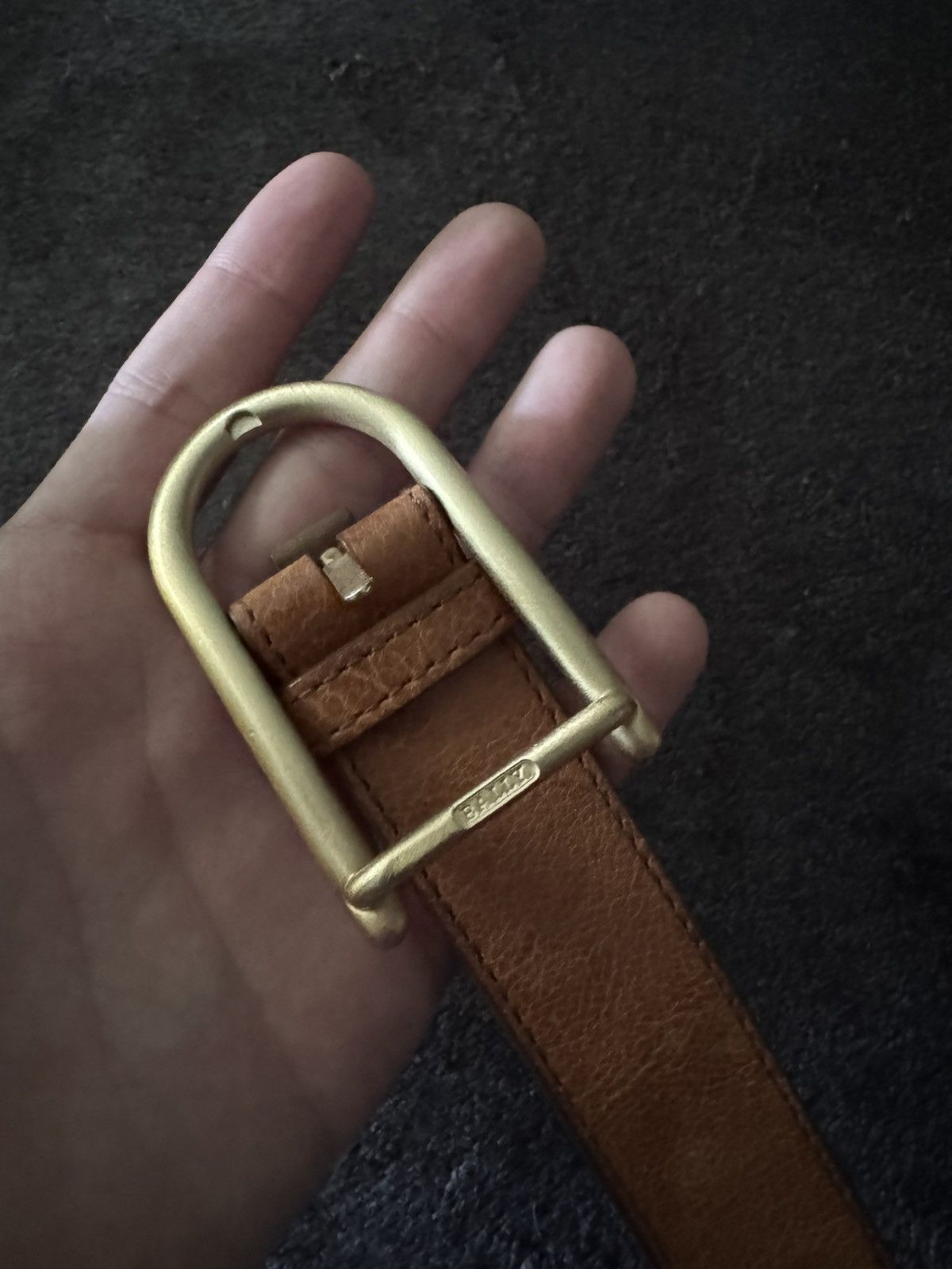 Bally × Vintage Bally vintage men's belt luxury Size 42 - 3 Thumbnail