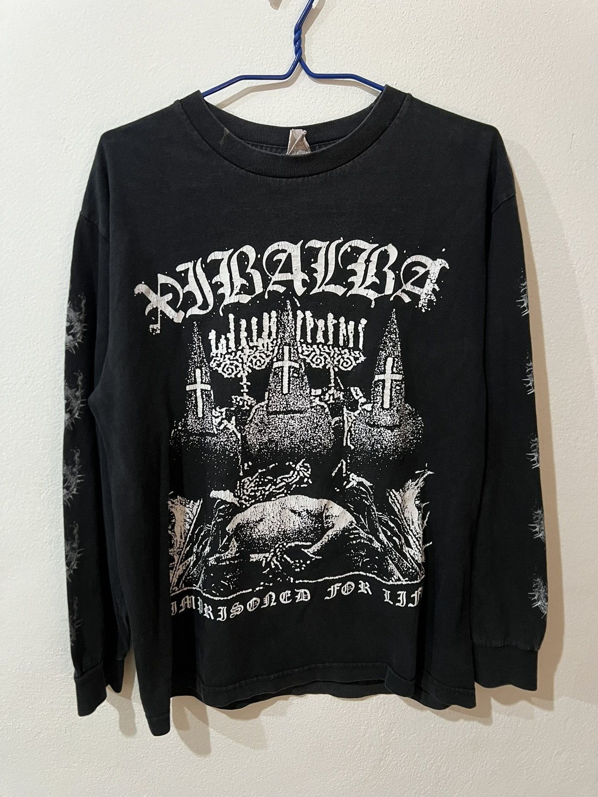 Vintage Vintage XIBALBA “IMPRISONED FOR LIFE” Sleeve Size US M / EU 48-50 / 2 - 1 Thumbnail