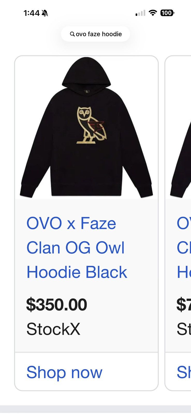 October's Very Own OVO X FaZe Clan OG Owl Hoodie Size US XXL / EU 58 / 5 - 5 Thumbnail