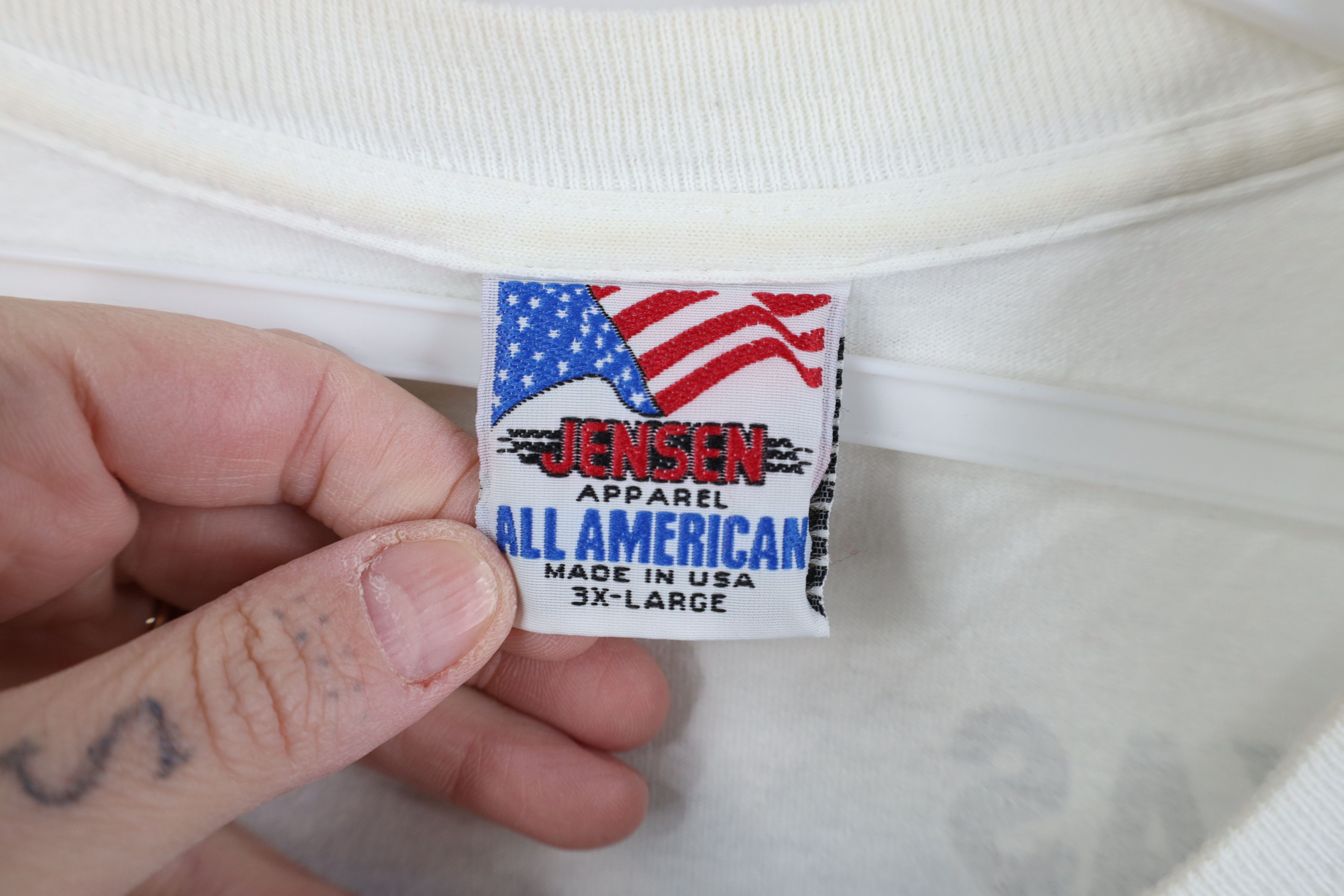 Vintage Vintage Y2K NASCAR Motor Speedway Racing T-Shirt White USA Size US XXL / EU 58 / 5 - 10 Thumbnail