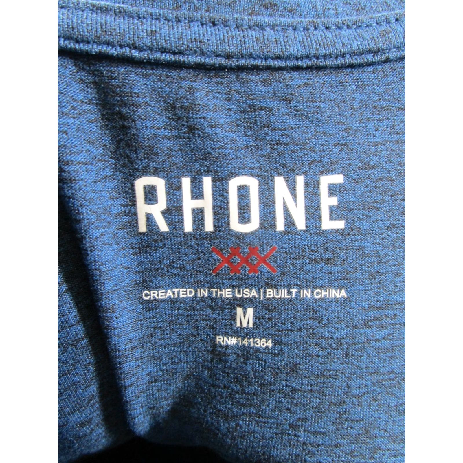 Rhone Rhone Shirt Womens Medium Blue Peleton Cycling Pullover Shirt Size M / US 6-8 / IT 42-44 - 3 Thumbnail
