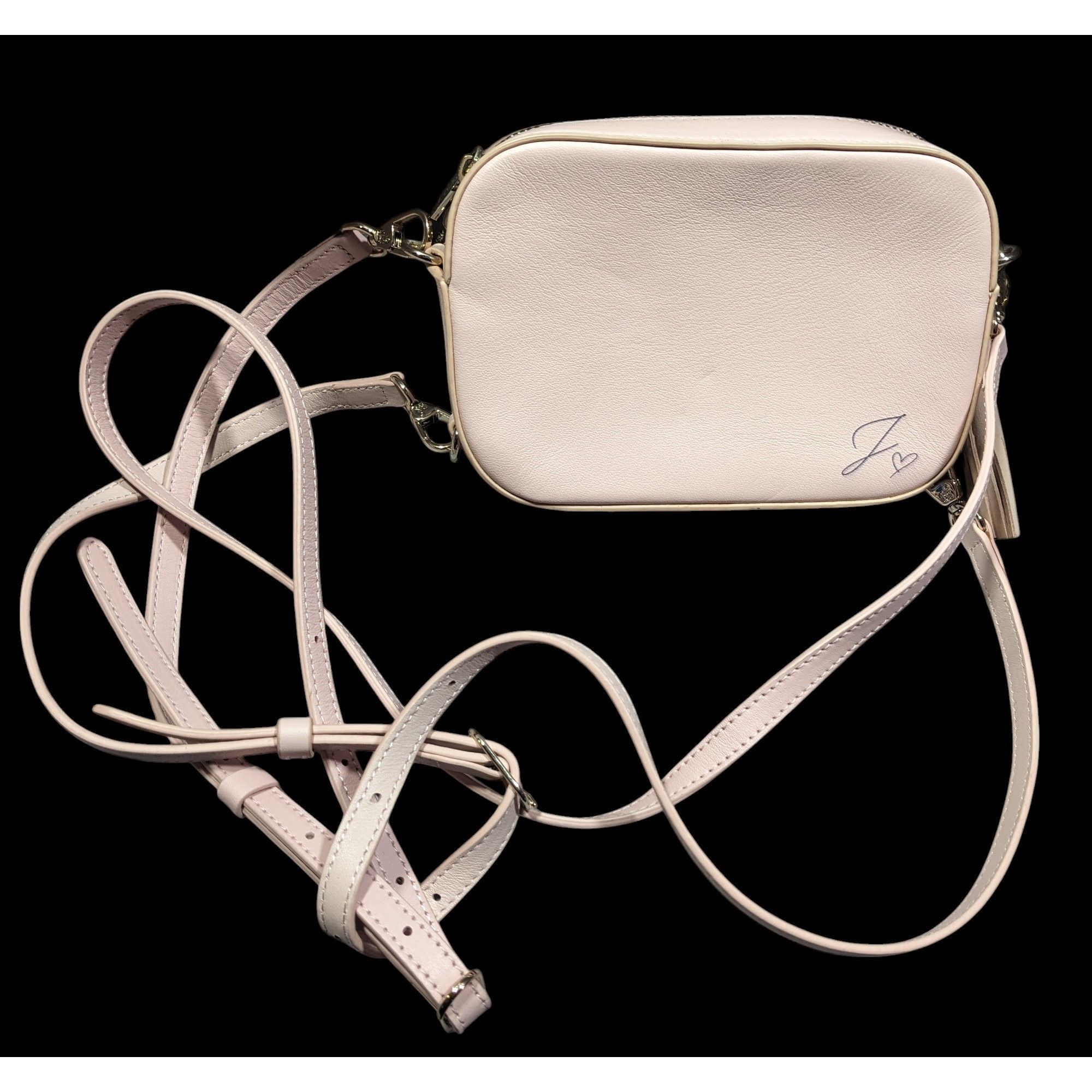 Other Pop & Suki J Monogram Light Pink Crossbody Bag Size ONE SIZE - 1 Thumbnail