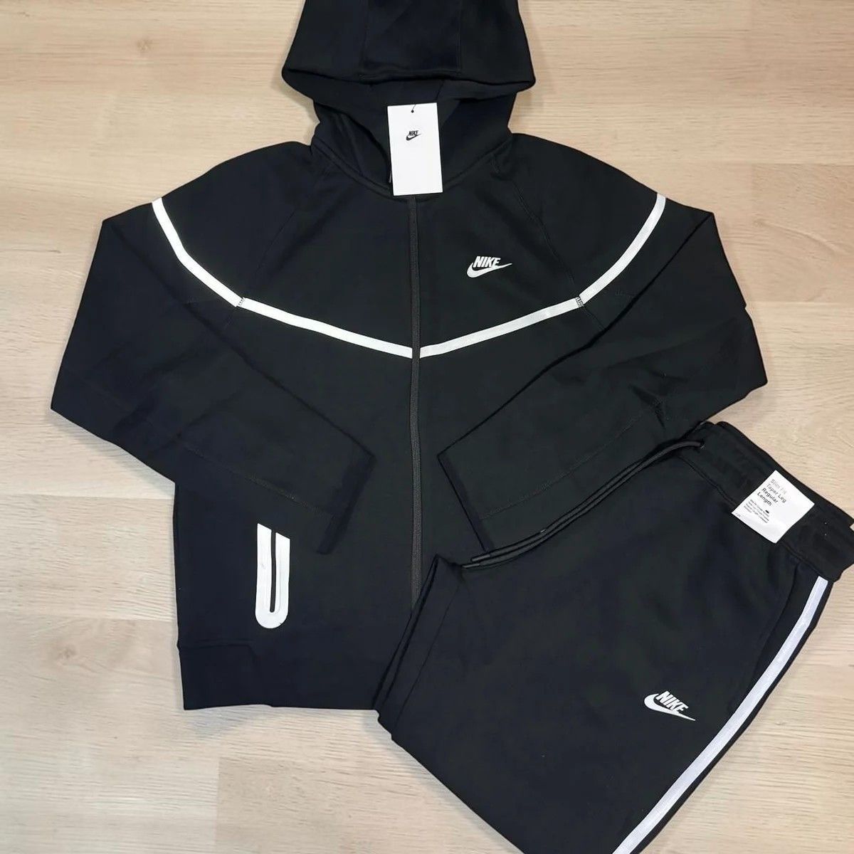 Nike Nike Tech Fleece Zip Hoodie & Joggers Reflective Set Size US M / EU 48-50 / 2 - 1 Thumbnail