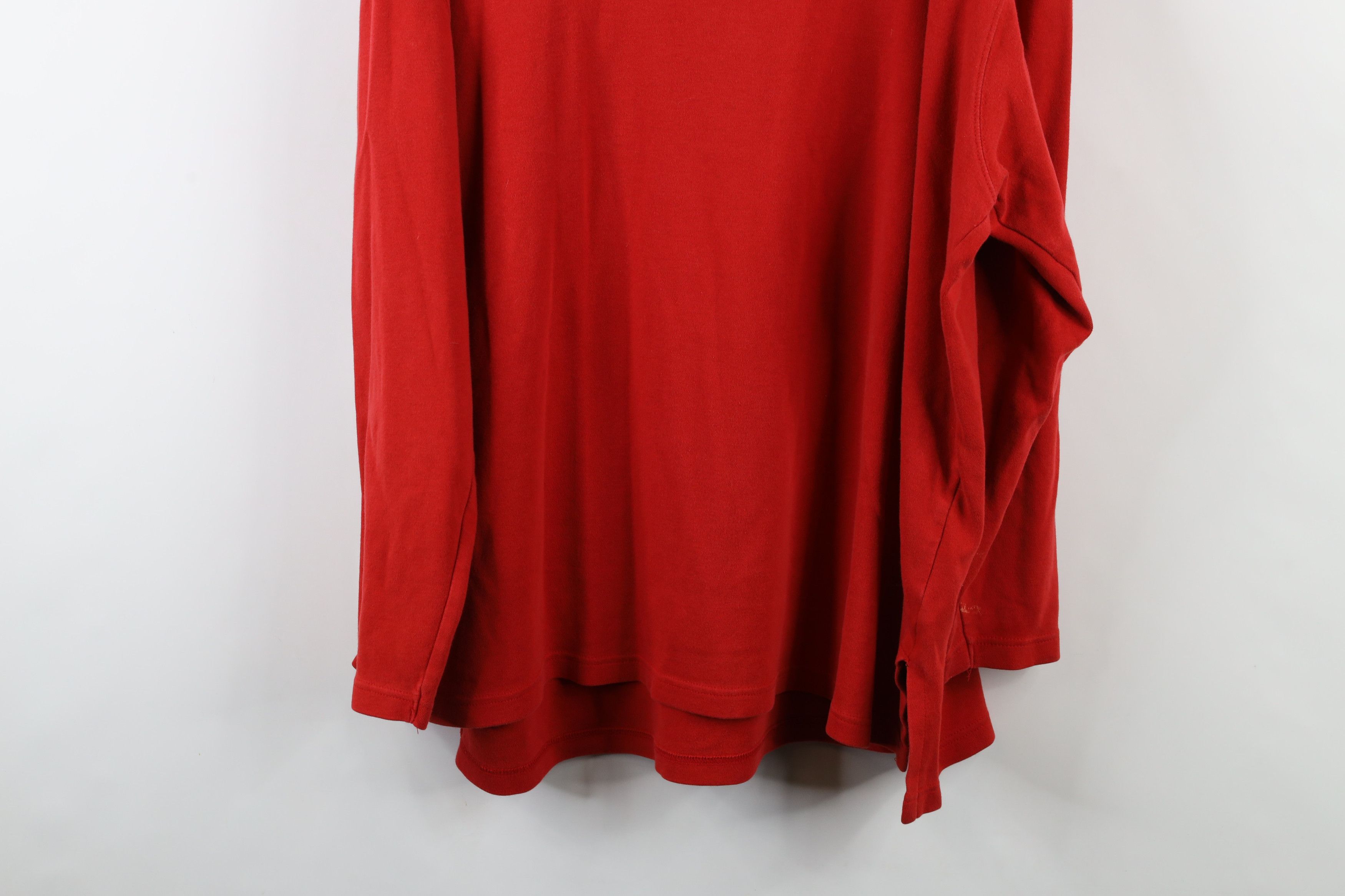 Disney × Vintage Vintage 90s Disney Winnie the Pooh Half Zip Shirt Top Red Size 3XL / US 20-22 - 15 Thumbnail