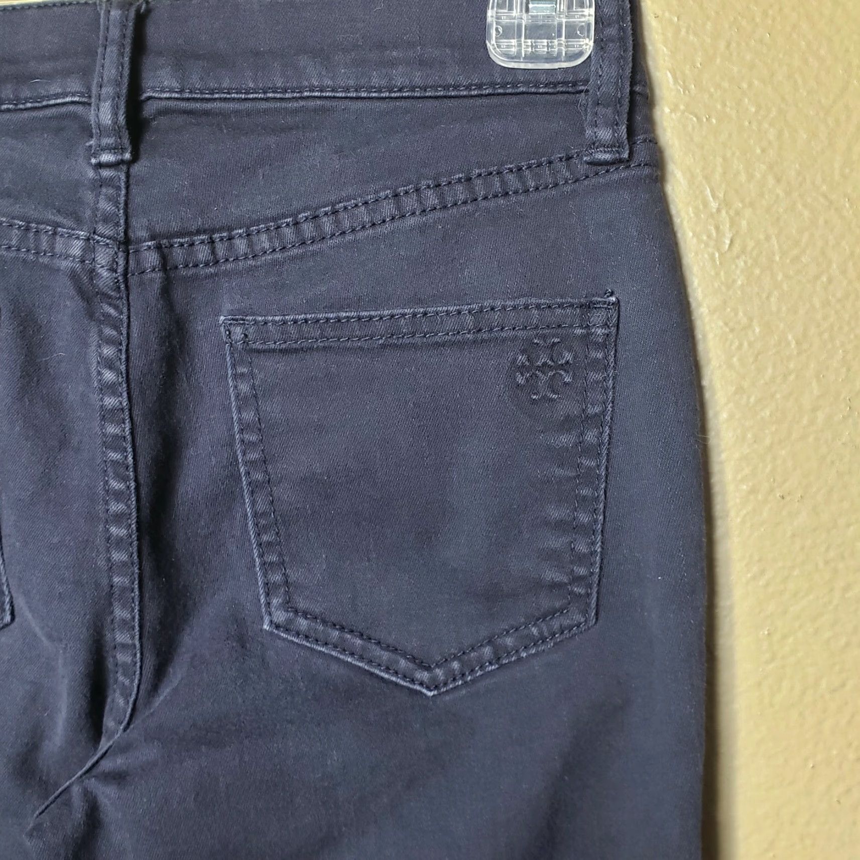 Tory Burch Tory Burch Stretch Slim Fit Straight Leg Jeans-Size 24 Women Blue Logo 90s? Size 42" / US 20 - 7 Thumbnail