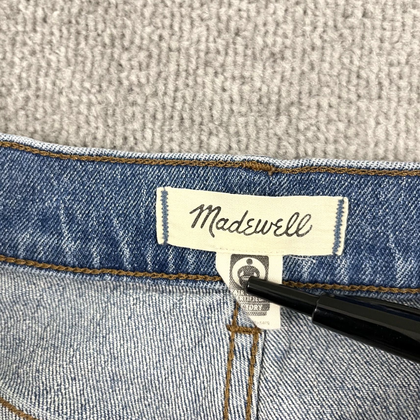Madewell Madewell 90s High Rise Straight Jeans Women 28T Tall Blue Denim Size 28" / US 6 / IT 42 - 2 Thumbnail