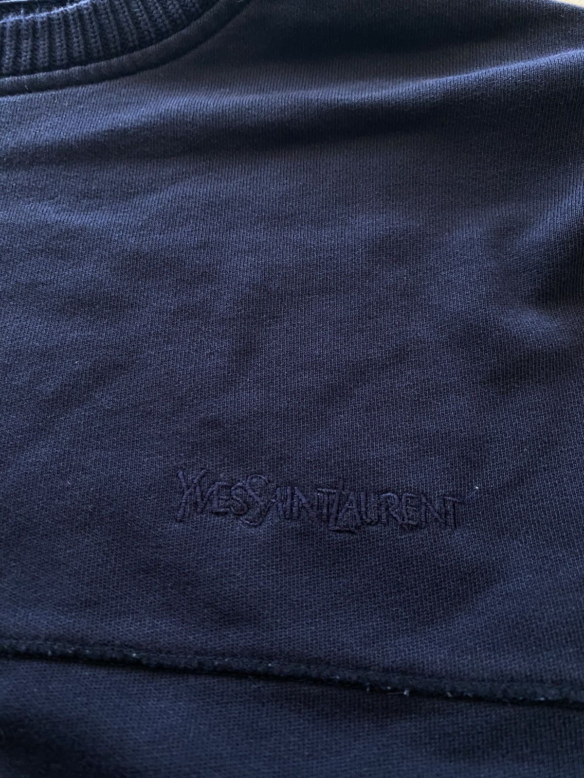 Yves Saint Laurent Vintage Yves Saint Lauren YSL Small Logo Sweatshirt Size US L / EU 52-54 / 3 - 2 Thumbnail