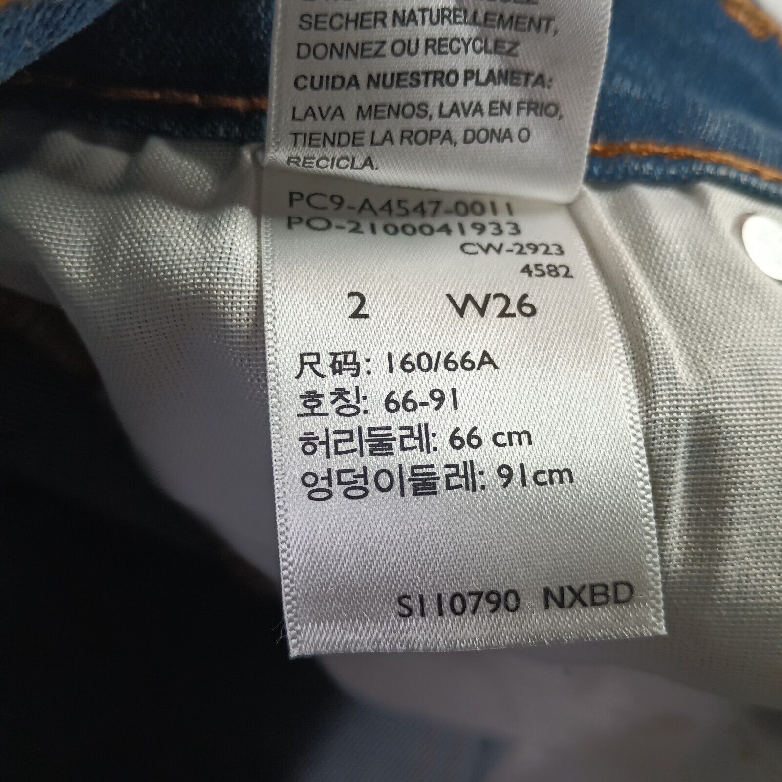 Levi's Signature Levi Strauss Women's Denim Shorts Size 2 W26 Blue Size 26" / US 2 / IT 38 - 4 Thumbnail