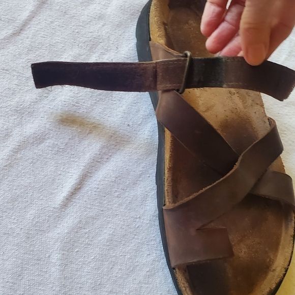 Vintage NAOT Adjustable Strap Brown Toe Hold Sz. 41 (8-8.5) Sandals Size US 8 / IT 38 - 5 Thumbnail