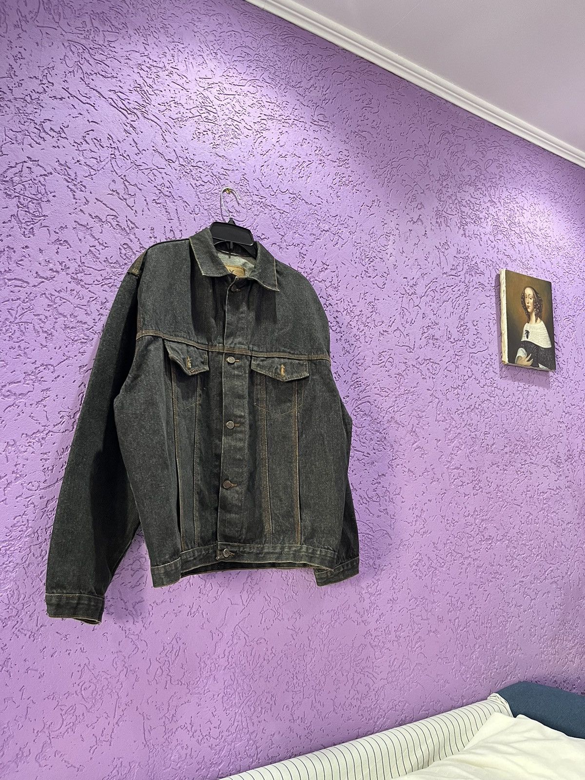 Japanese Brand × Vintage Vintage Denim Jacket Streetwear Japanese Brand Size US XL / EU 56 / 4 - 2 Thumbnail