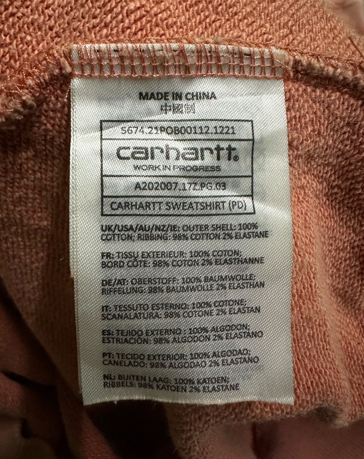 Carhartt Wip Carhartt WIP sweatshirt Size US M / EU 48-50 / 2 - 8 Thumbnail