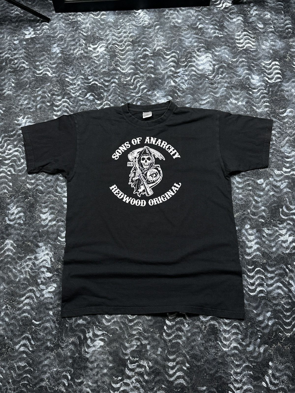 Vintage Y2K Sons Of Anarchy Band Rock T-Shirt Size L