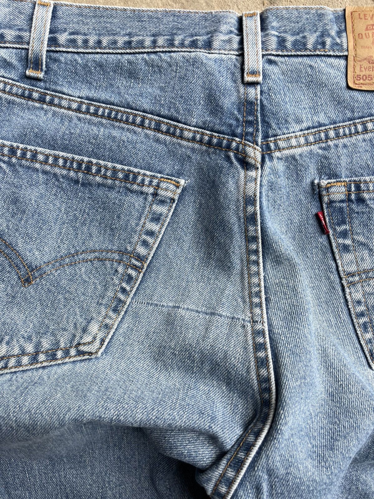 Japanese Brand × Levi's × Vintage Vintage Levi’s 505 Baggy Washed Faded Pants Y2K Size US 34 / EU 50 - 8 Thumbnail