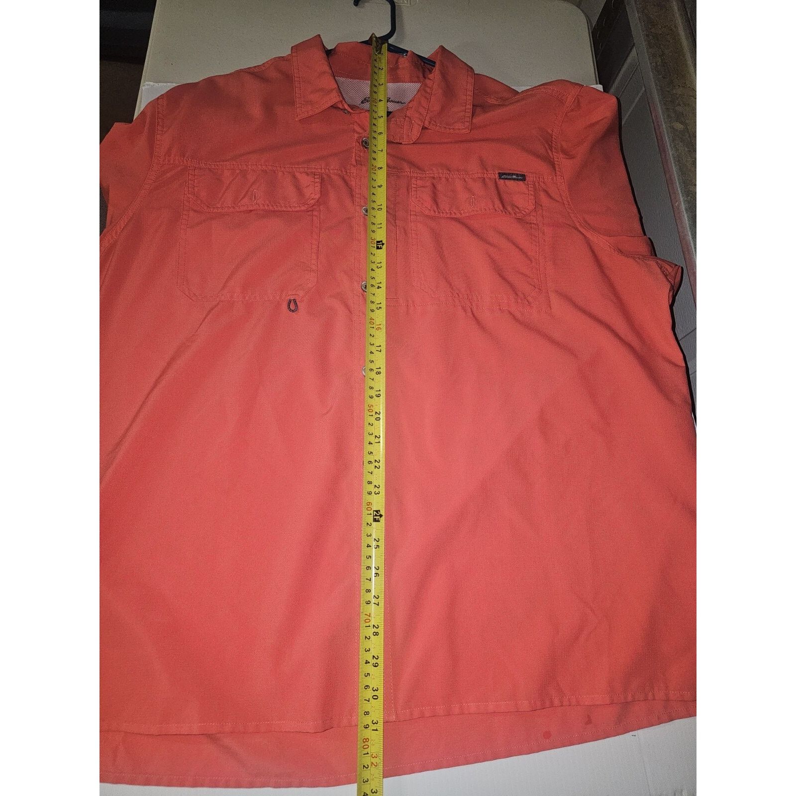 Eddie Bauer Eddie Bauer Orange Fishing Breathable Summer Button Shirt Size US XXL / EU 58 / 5 - 5 Thumbnail