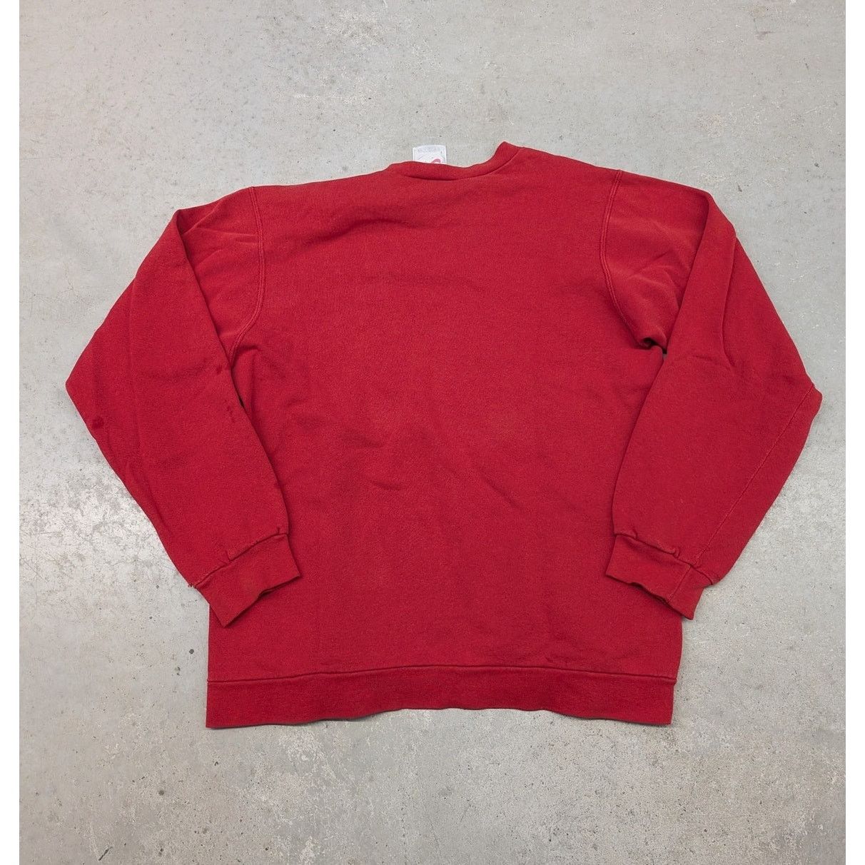 Nike × Vintage Vintage 90s Nike Red Check made in USA crewneck sweater Size US XL / EU 56 / 4 - 3 Thumbnail