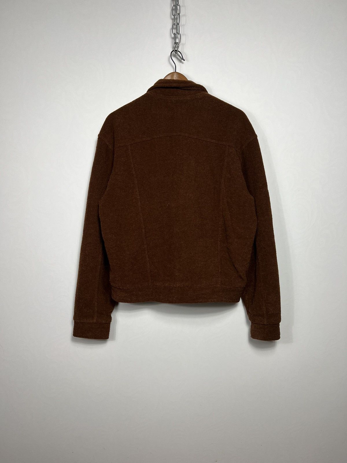【 VINTAGE 】 Teddy Jacket Vintage 90s Diesel Terry Cotton Teddy Jacket Bomber