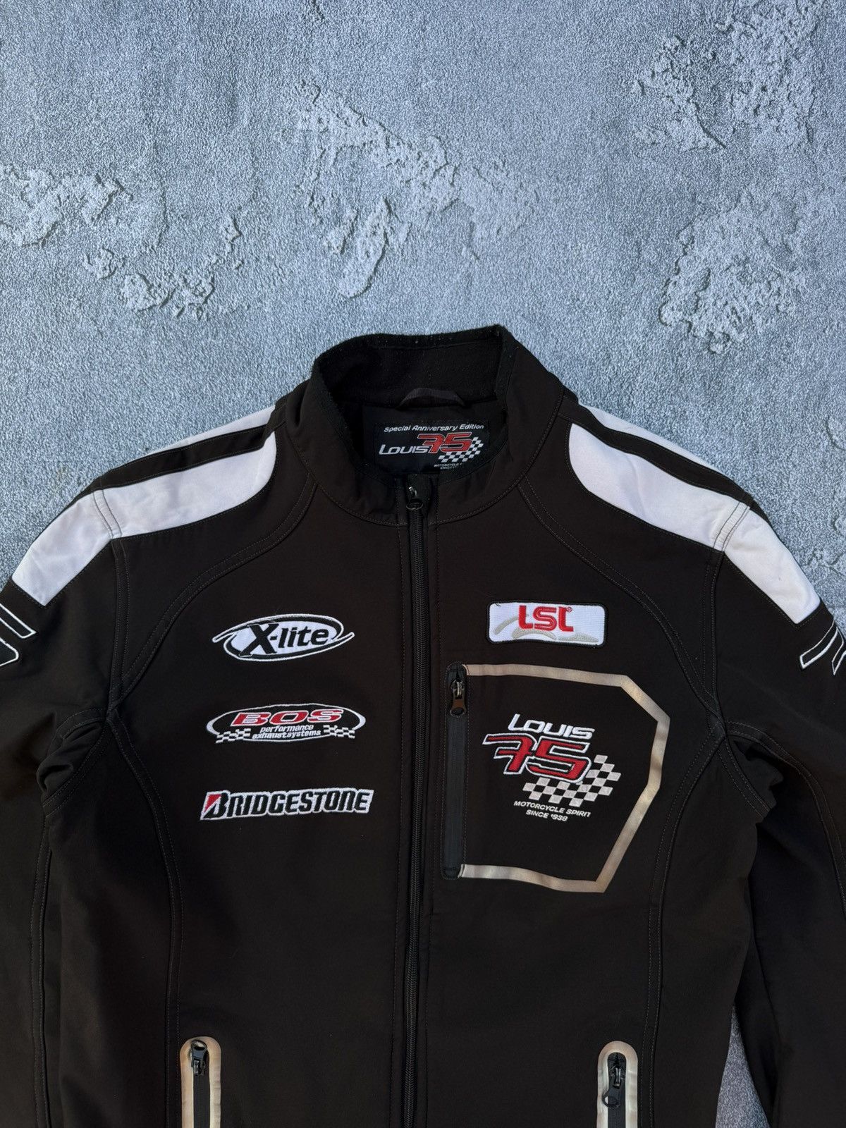 Other Vintage Bridgestone Louis 75 Motorcycle Racing jacket Size US L / EU 52-54 / 3 - 5 Thumbnail