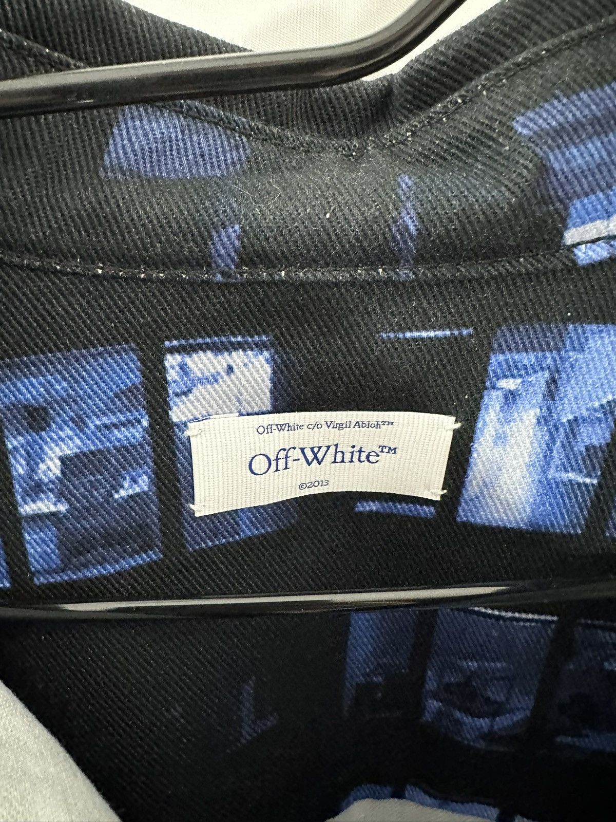 Off-White Off White Denim Windows Shirt Size US M / EU 48-50 / 2 - 11 Thumbnail