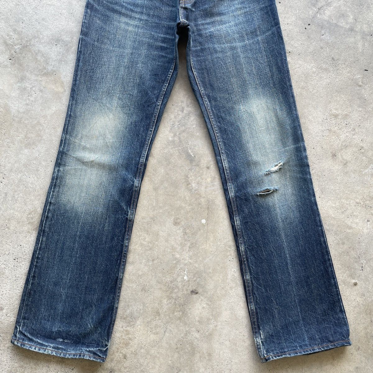 Gap Vintage Gap Jeans Faded Flare Sick Denim Pants W33x34 Size US 33 - 5 Thumbnail