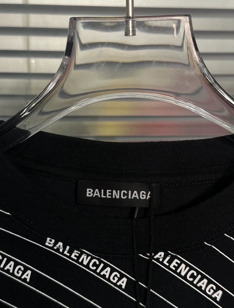 Balenciaga Balenciaga Black and white twill + full print + bullet scr Size US L / EU 52-54 / 3 - 3 Thumbnail