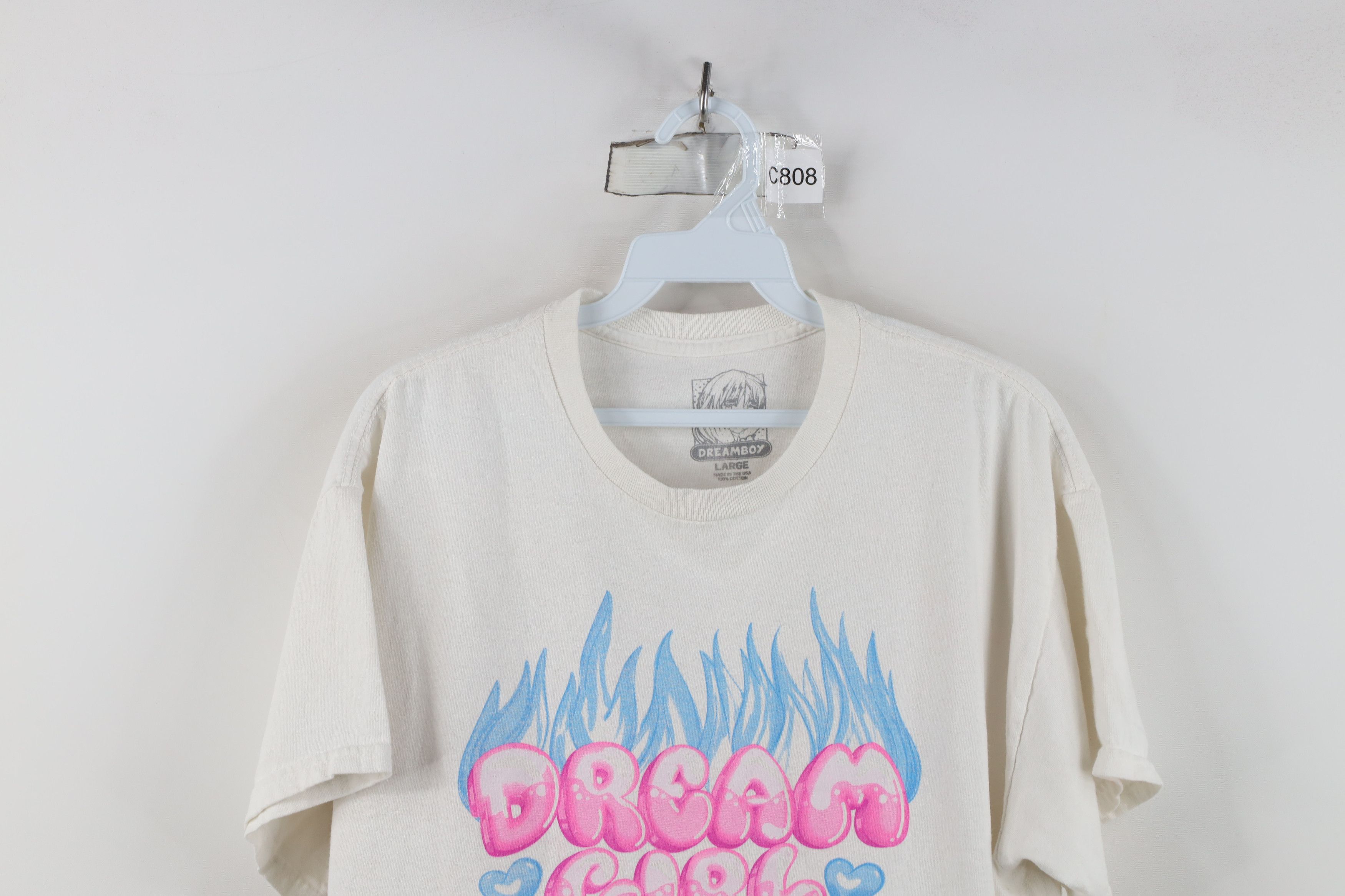 Vintage Vtg Y2K Dream Boy Anime Dream Girl Fire Flames T-Shirt USA Size L / US 10 / IT 46 - 2 Thumbnail