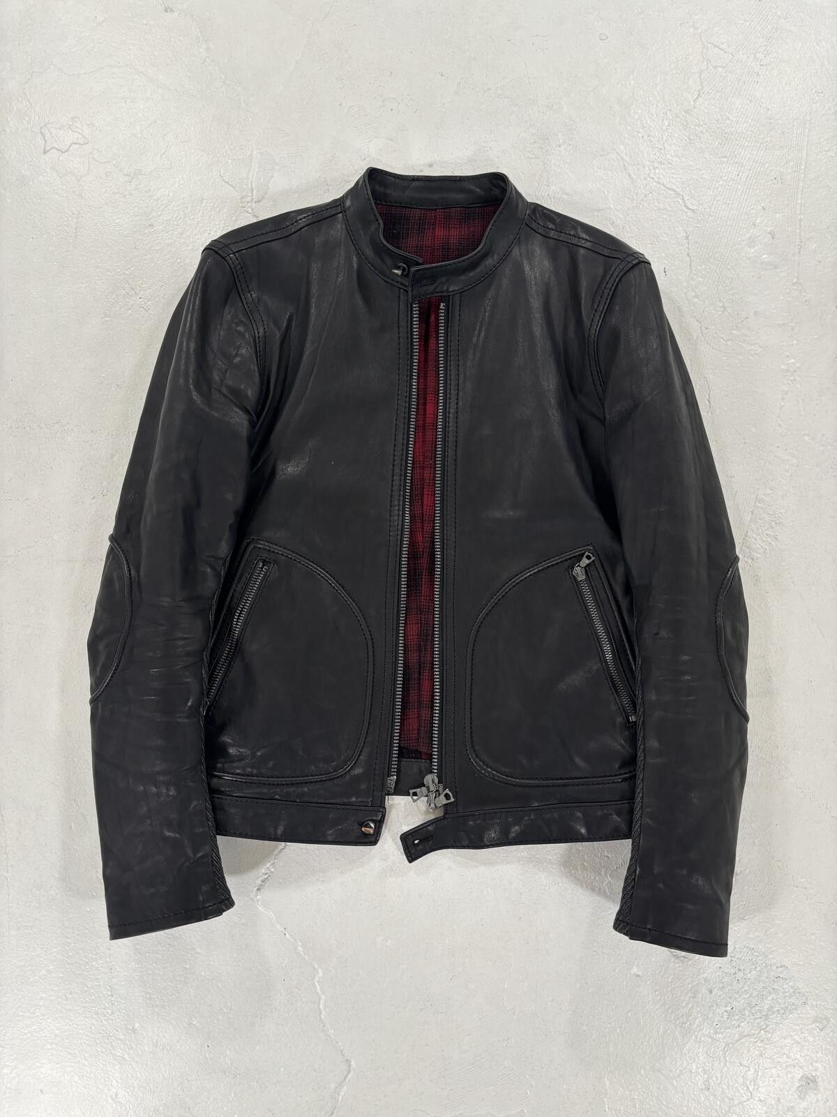 Isamu Katayama Backlash Isamu Katayama Flannel Linned Leather Jacket Size US M / EU 48-50 / 2 - 1 Thumbnail