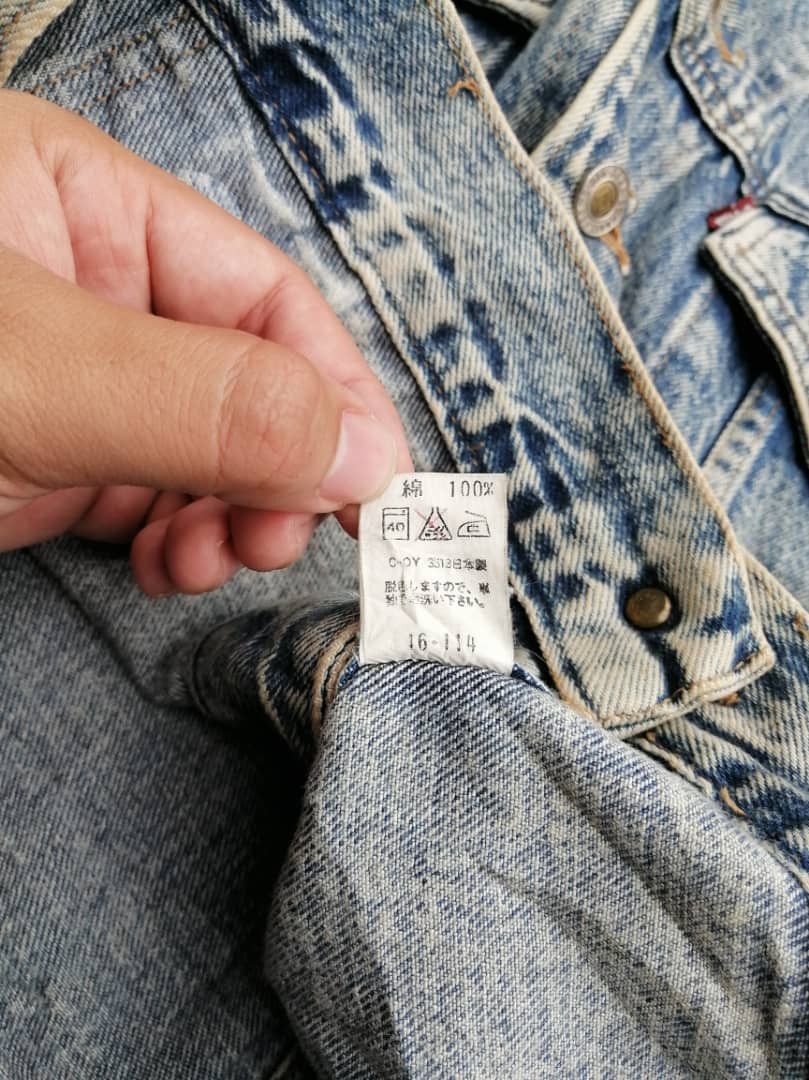 Big John × Japanese Brand × Vintage Vintage Big John SP-600 Made In Japan Acid Wash Denim Jacket Size US L / EU 52-54 / 3 - 10 Thumbnail