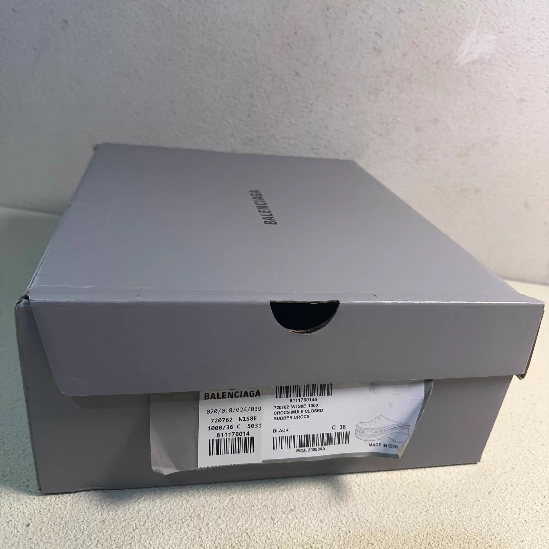 Balenciaga Balenciaga x Crocs Platform Mule Black 36/38 Size Size US 5.5 / IT 35.5 - 6 Thumbnail