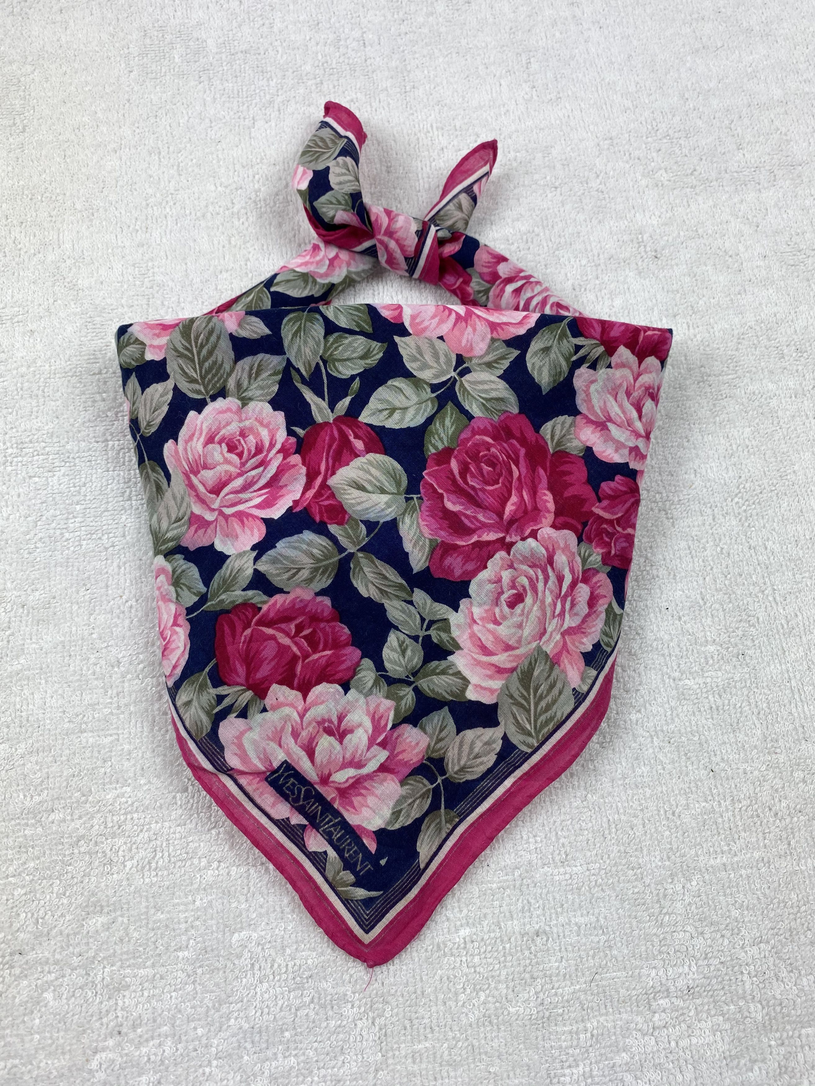 Yves Saint Laurent Yves Saint Laurent Handkerchief / Bandana / Neckerchief Size ONE SIZE - 1 Thumbnail