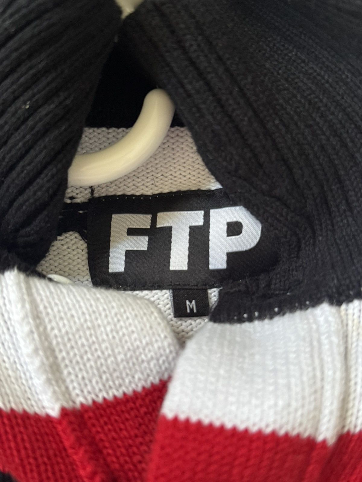 Fuck The Population FTP Knit Polo Sweater Size US M / EU 48-50 / 2 - 3 Thumbnail