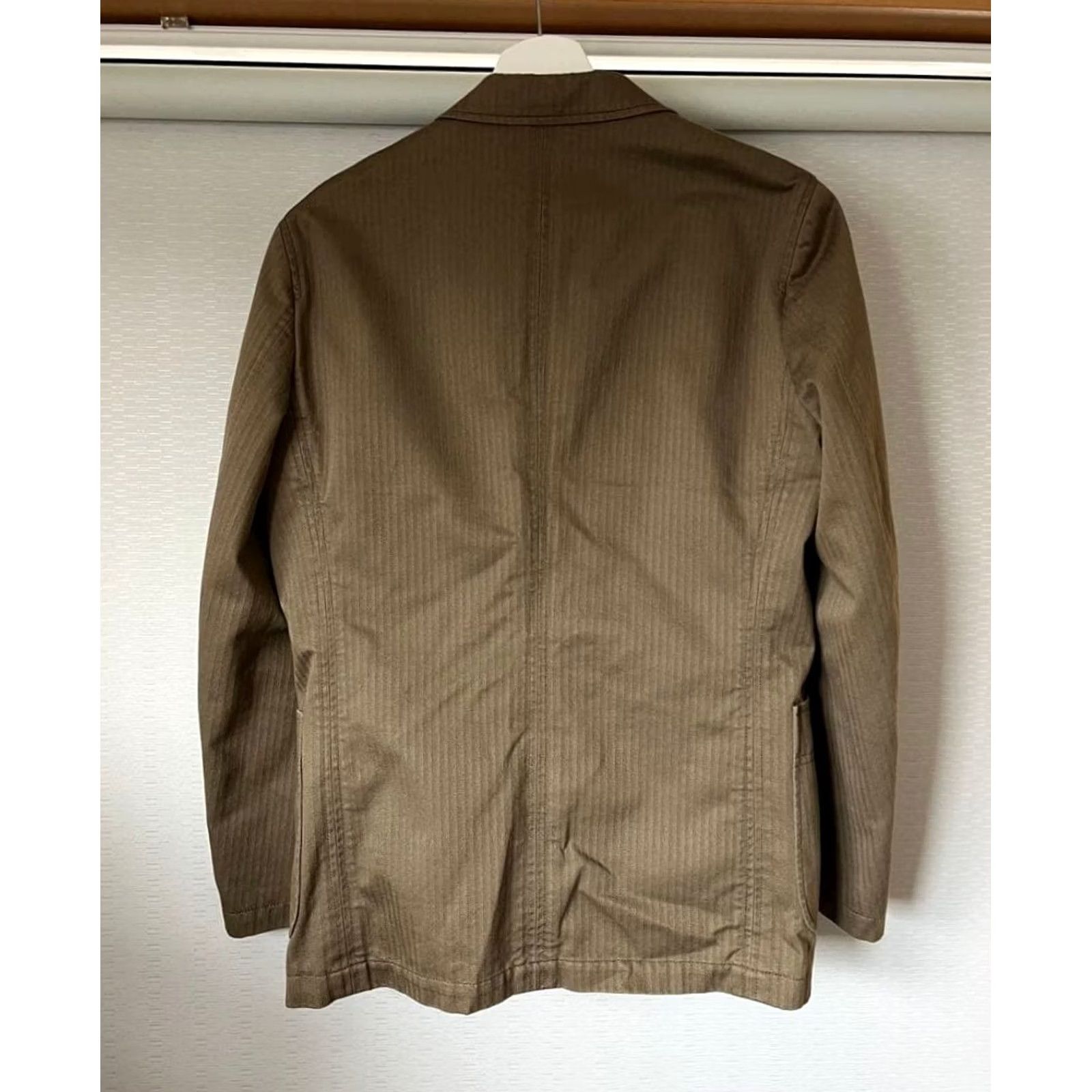Yohji Yamamoto Yohji Yamamoto Mens Striped Cotton Tailored Jacket - Size M Used Size US M / EU 48-50 / 2 - 2 Thumbnail
