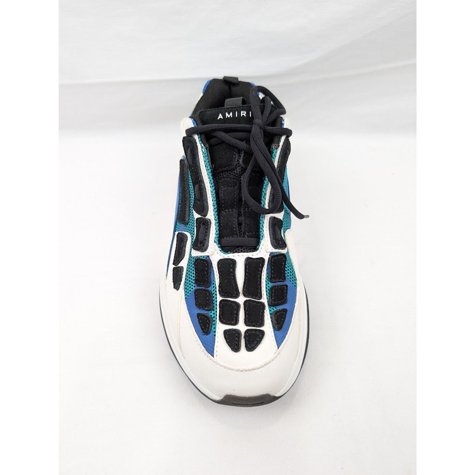 Amiri o1rshd1 Bone Runners in Teal/Blue/Black Size US 12 / EU 45 - 6 Thumbnail